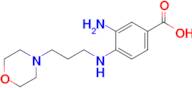 3-Amino-4-{[3-(morpholin-4-yl)propyl]amino}benzoic acid