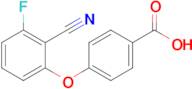 4-(2-Cyano-3-fluorophenoxy)benzoic acid