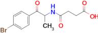 3-{[1-(4-bromophenyl)-1-oxopropan-2-yl]carbamoyl}propanoic acid