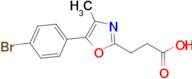 3-[5-(4-bromophenyl)-4-methyl-1,3-oxazol-2-yl]propanoic acid