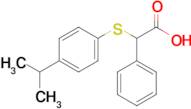 2-Phenyl-2-{[4-(propan-2-yl)phenyl]sulfanyl}acetic acid