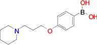 {4-[3-(piperidin-1-yl)propoxy]phenyl}boronic acid