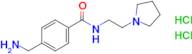 4-(Aminomethyl)-N-[2-(pyrrolidin-1-yl)ethyl]benzamide dihydrochloride