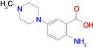 2-Amino-5-(4-methylpiperazin-1-yl)benzoic acid