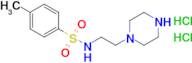4-Methyl-N-[2-(piperazin-1-yl)ethyl]benzene-1-sulfonamide dihydrochloride