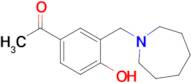 1-[3-(azepan-1-ylmethyl)-4-hydroxyphenyl]ethan-1-one