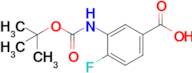 3-{[(tert-butoxy)carbonyl]amino}-4-fluorobenzoic acid