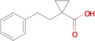 1-(2-Phenylethyl)cyclopropane-1-carboxylic acid