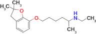 {6-[(2,2-dimethyl-2,3-dihydro-1-benzofuran-7-yl)oxy]hexan-2-yl}(ethyl)amine