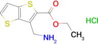 Ethyl 3-(aminomethyl)thieno[3,2-b]thiophene-2-carboxylate hydrochloride