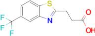 3-[5-(trifluoromethyl)-1,3-benzothiazol-2-yl]propanoic acid