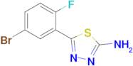 5-(5-Bromo-2-fluorophenyl)-1,3,4-thiadiazol-2-amine