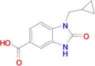 1-(Cyclopropylmethyl)-2-oxo-2,3-dihydro-1h-1,3-benzodiazole-5-carboxylic acid