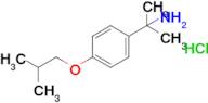 2-[4-(2-methylpropoxy)phenyl]propan-2-amine hydrochloride