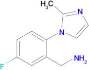 [5-fluoro-2-(2-methyl-1h-imidazol-1-yl)phenyl]methanamine