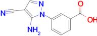 3-(5-Amino-4-cyano-1h-pyrazol-1-yl)benzoic acid