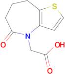 2-{5-oxo-4h,5h,6h,7h,8h-thieno[3,2-b]azepin-4-yl}acetic acid