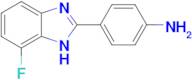 4-(7-fluoro-1H-1,3-benzodiazol-2-yl)aniline