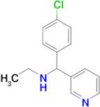 [(4-chlorophenyl)(pyridin-3-yl)methyl](ethyl)amine