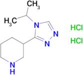 3-[4-(propan-2-yl)-4h-1,2,4-triazol-3-yl]piperidine dihydrochloride