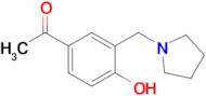 1-[4-hydroxy-3-(pyrrolidin-1-ylmethyl)phenyl]ethan-1-one