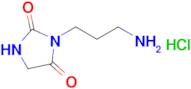 3-(3-Aminopropyl)imidazolidine-2,4-dione hydrochloride