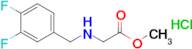 Methyl 2-{[(3,4-difluorophenyl)methyl]amino}acetate hydrochloride