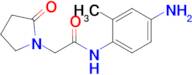 n-(4-Amino-2-methylphenyl)-2-(2-oxopyrrolidin-1-yl)acetamide