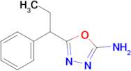 5-(1-Phenylpropyl)-1,3,4-oxadiazol-2-amine