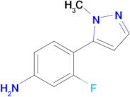 3-Fluoro-4-(1-methyl-1h-pyrazol-5-yl)aniline