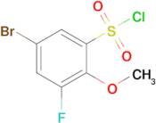 5-Bromo-3-fluoro-2-methoxybenzene-1-sulfonyl chloride