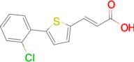 (2e)-3-[5-(2-chlorophenyl)thiophen-2-yl]prop-2-enoic acid