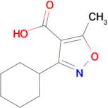 3-Cyclohexyl-5-methyl-1,2-oxazole-4-carboxylic acid