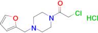 2-Chloro-1-[4-(furan-2-ylmethyl)piperazin-1-yl]ethan-1-one hydrochloride