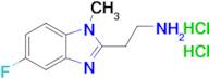 2-(5-Fluoro-1-methyl-1h-1,3-benzodiazol-2-yl)ethan-1-amine dihydrochloride