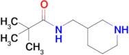 2,2-Dimethyl-N-[(piperidin-3-yl)methyl]propanamide