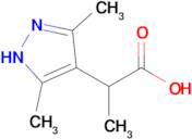 2-(3,5-Dimethyl-1h-pyrazol-4-yl)propanoic acid