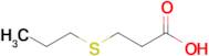 3-(Propylsulfanyl)propanoic acid