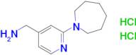 [2-(azepan-1-yl)pyridin-4-yl]methanamine dihydrochloride