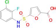 5-[(3-chloro-2-fluorophenyl)sulfamoyl]furan-2-carboxylic acid