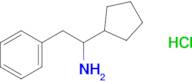 1-Cyclopentyl-2-phenylethan-1-amine hydrochloride