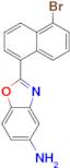 2-(5-Bromonaphthalen-1-yl)benzo[d]oxazol-5-amine