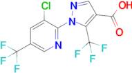 1-[3-chloro-5-(trifluoromethyl)pyridin-2-yl]-5-(trifluoromethyl)-1h-pyrazole-4-carboxylic acid