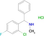 [(2-chloro-4-fluorophenyl)(phenyl)methyl](methyl)amine hydrochloride