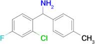 (2-Chloro-4-fluorophenyl)(4-methylphenyl)methanamine