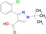 1-Tert-butyl-3-(2-chlorophenyl)-1h-pyrazole-4-carboxylic acid