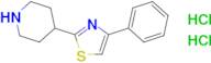 4-(4-Phenyl-1,3-thiazol-2-yl)piperidine dihydrochloride