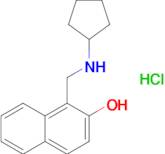 1-[(cyclopentylamino)methyl]naphthalen-2-ol hydrochloride