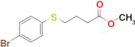 Methyl 4-[(4-bromophenyl)sulfanyl]butanoate