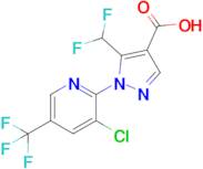 1-[3-chloro-5-(trifluoromethyl)pyridin-2-yl]-5-(difluoromethyl)-1h-pyrazole-4-carboxylic acid